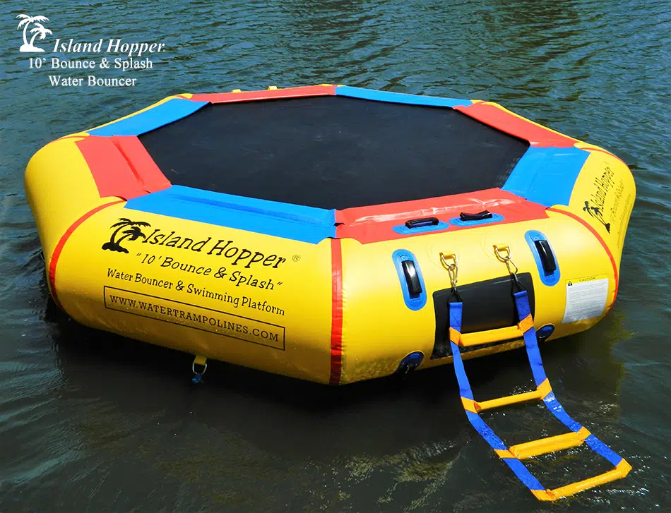 10 Foot Island Hopper Bounce N Splash Water Trampoline