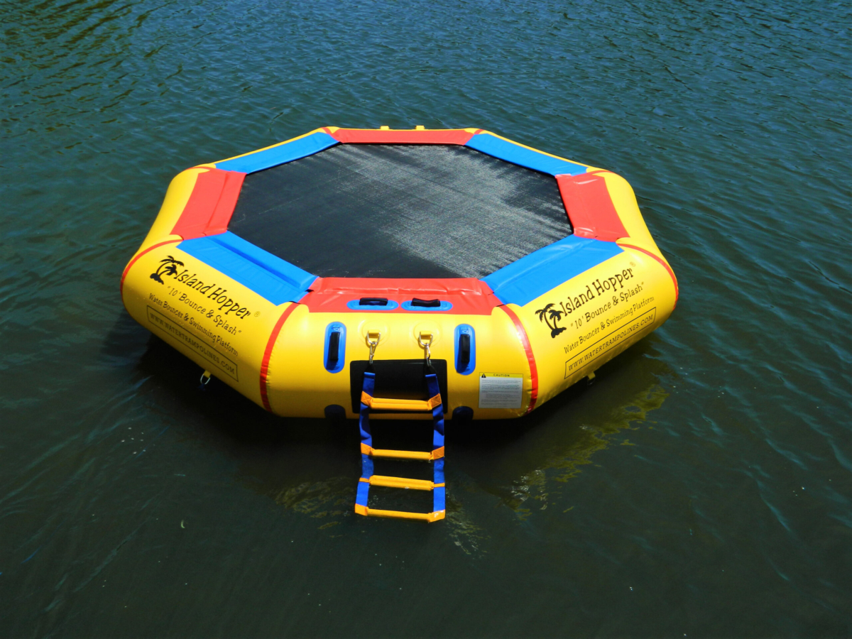 10 Foot Island Hopper Bounce N Splash Water Trampoline