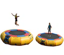 water trampoline vs water bouncer