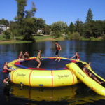 25 Foot Island Hopper Giant Jump Water trampoline