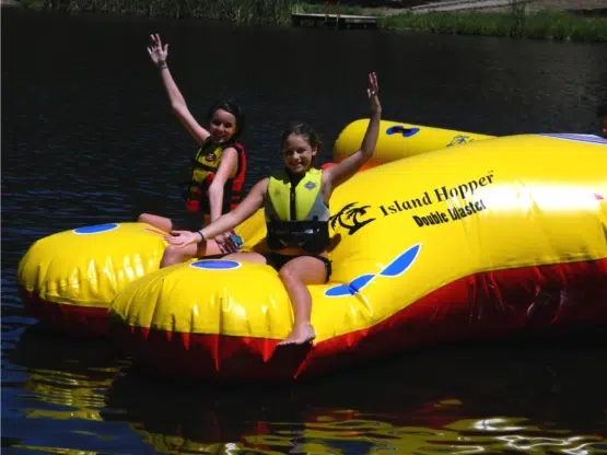 Island Hopper Double Blaster Water Trampoline Attachment