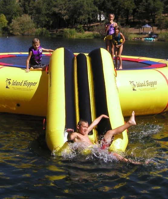 Island Hopper Bounce N Slide Slide Water Trampoline Attachment