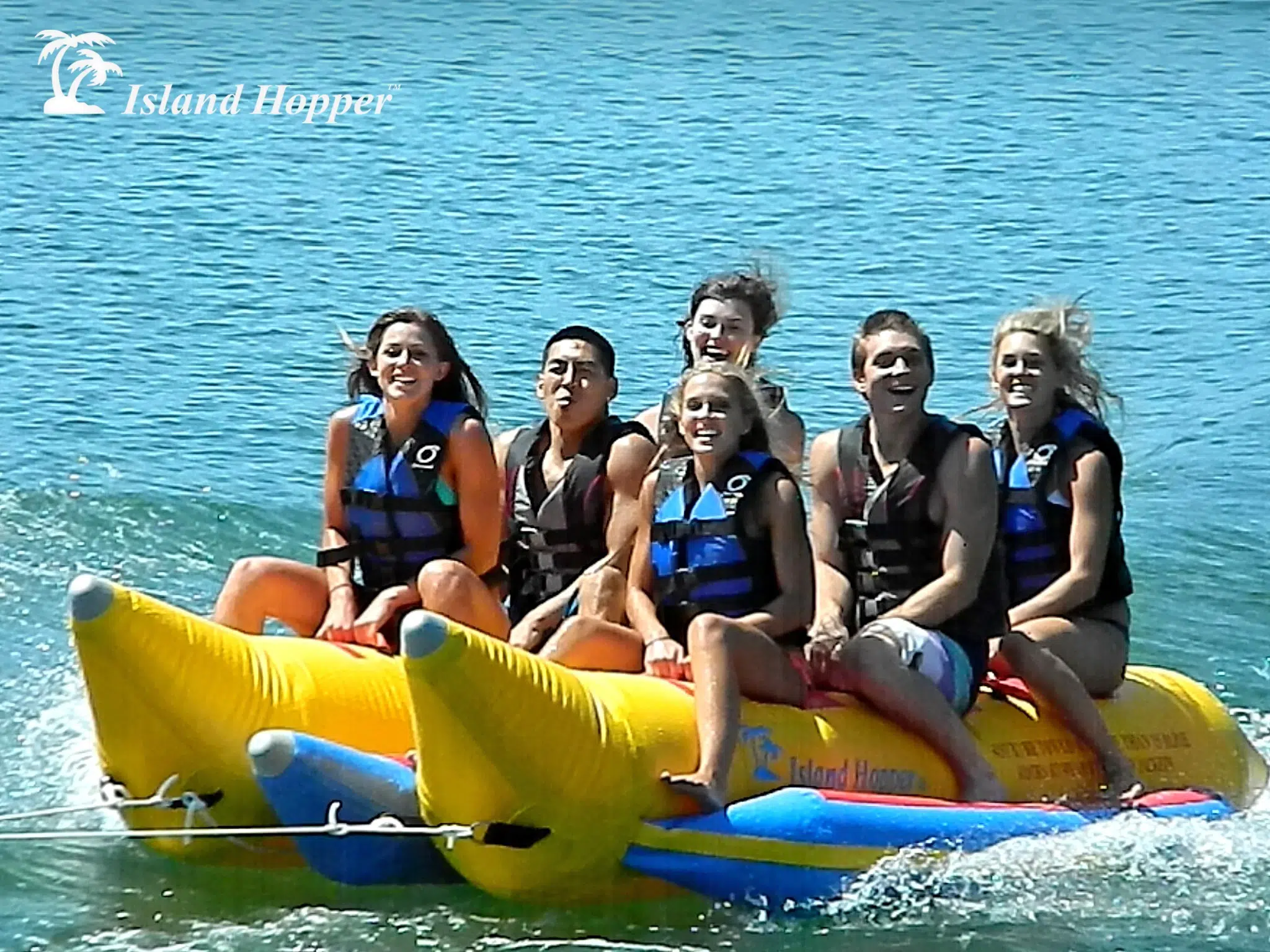 Island Hopper 6 Person Inflatable Banana Boat