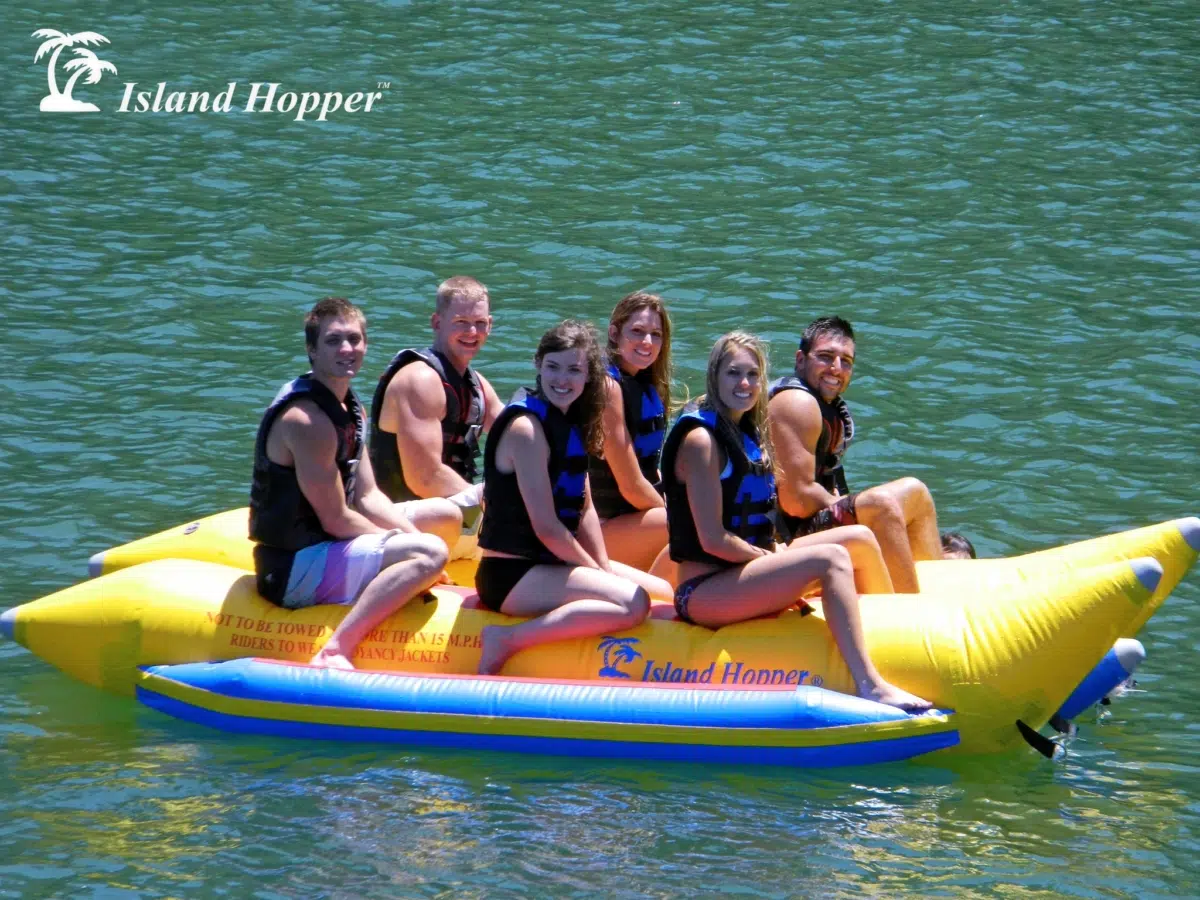 Island Hopper 6 Person Inflatable Banana Boat