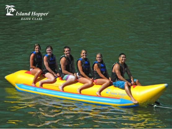 Island Hopper 6 Person Inflatable Banana Boat