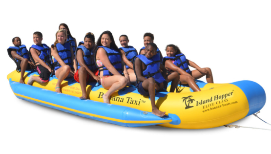 Island Hopper 12 Person Inflatable Banana Taxi