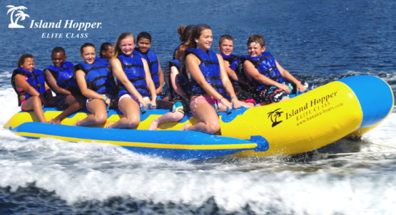 Island Hopper 12 Person Inflatable Banana Taxi