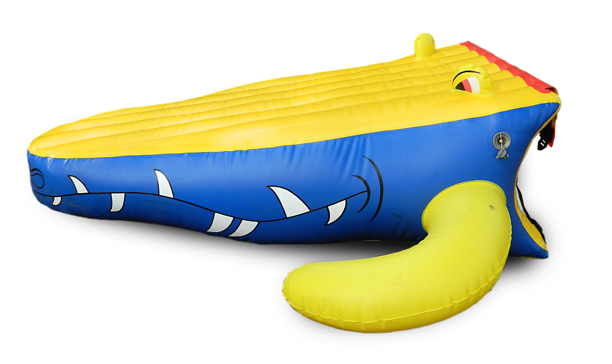 Island Hopper Gator Head Water Trampoline Slide Attachment