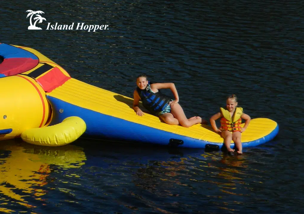 Island Hopper Gator Tail Water Trampoline Slide Attachment