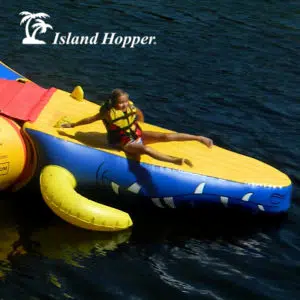 Island Hopper Gator Head Water Trampoline Attachment