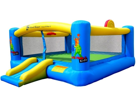 Island Hopper Hoops N Hops Bounce House