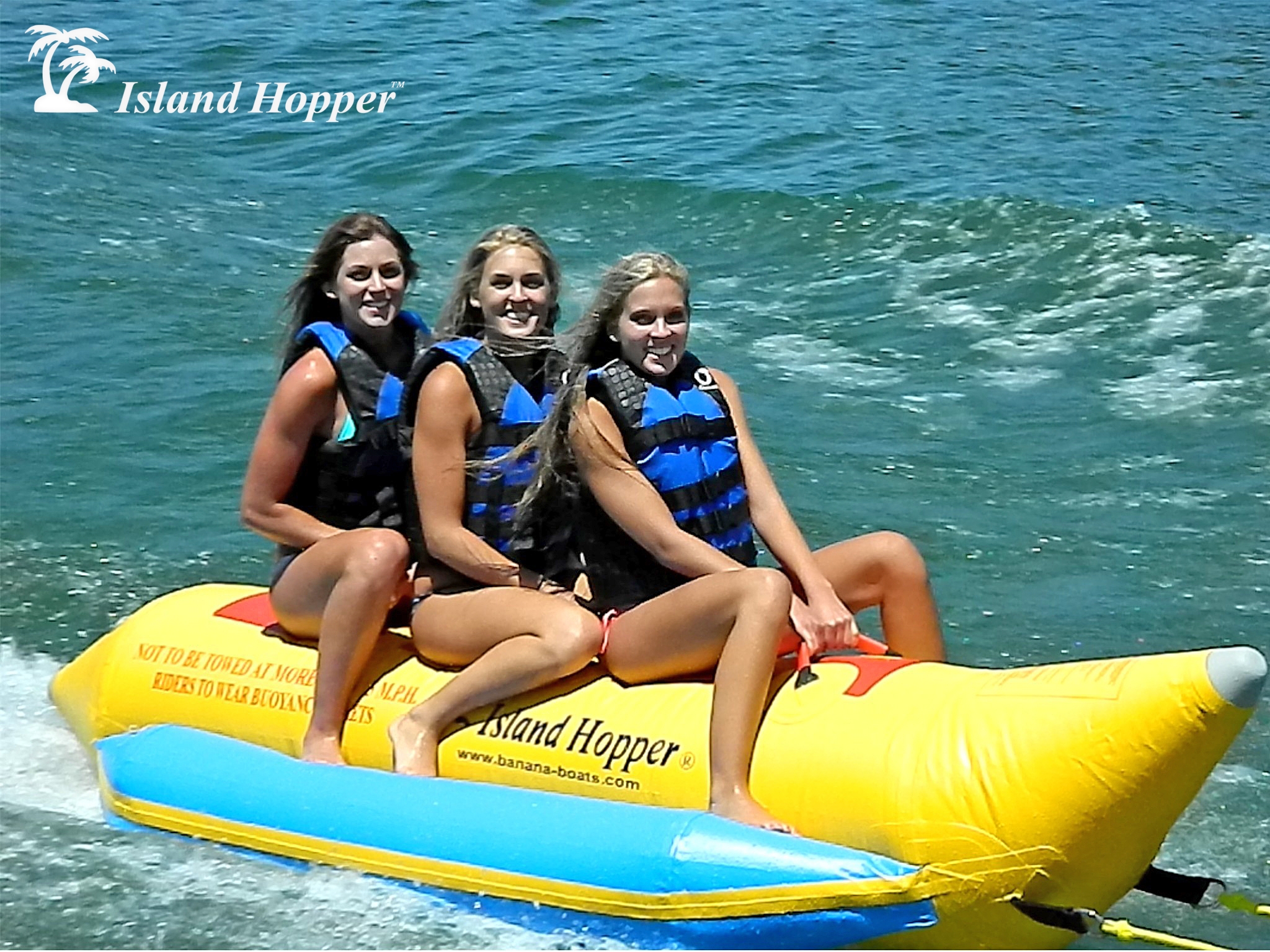 Island Hopper 3 Person Inflatable Banana Boat