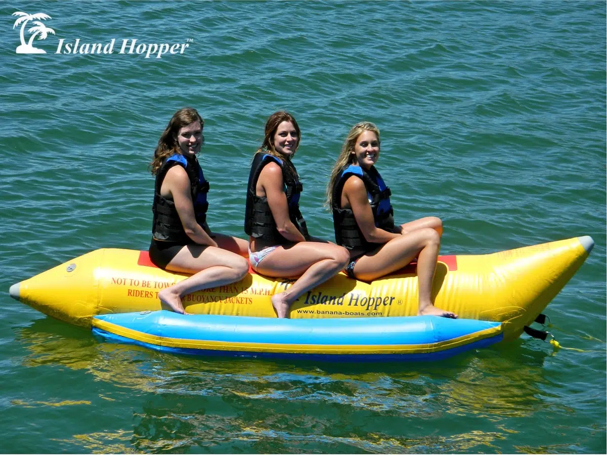 Island Hopper 3 Person Inflatable Banana Boat