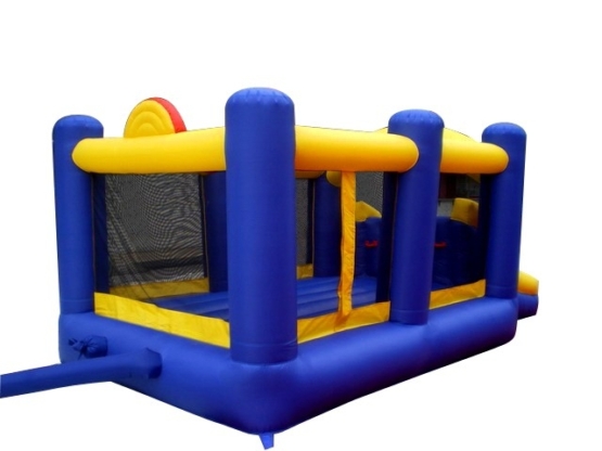 Island Hopper Racing Slide Slam Bounce House