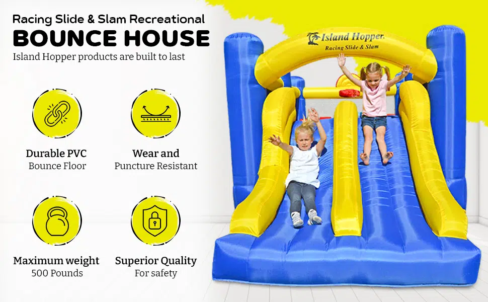 Racing Slide & Slam Recreational bounce house