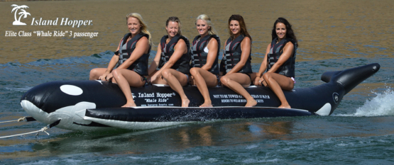 Island Hopper Whale Rider Inflatable Banana Boat