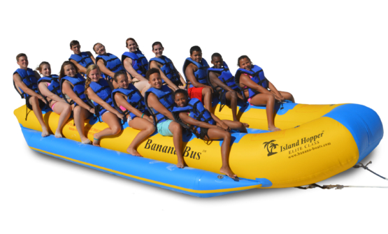 Island Hopper 14 Person Inflatable Banana Bus