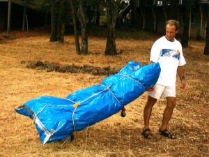 Water Trampoline Storage and Transportation