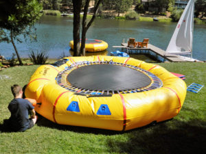 Water Trampoline Inflation