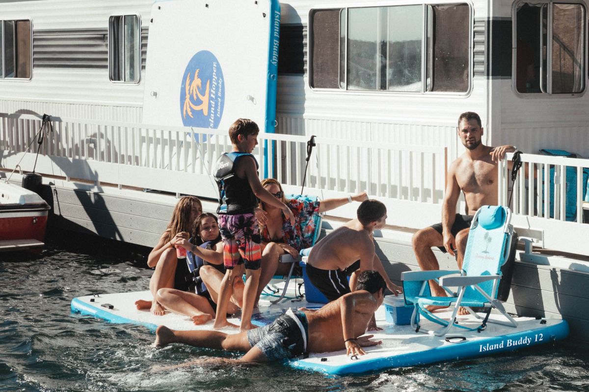 12 foot island buddy on house boat