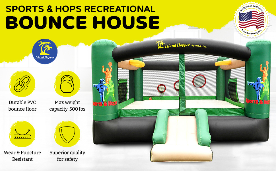 sport n hops recreational bounce house