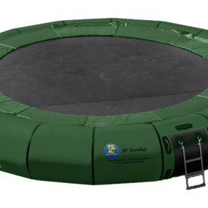 20ft green acrobat water trampoline